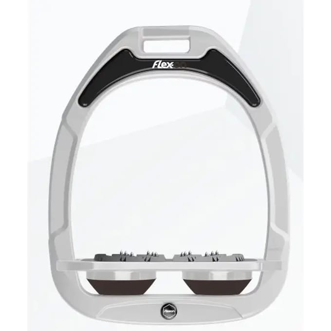 Platte Ultra Grip Beugels Wit/Grijs/Bruin Flex-On Green Composite