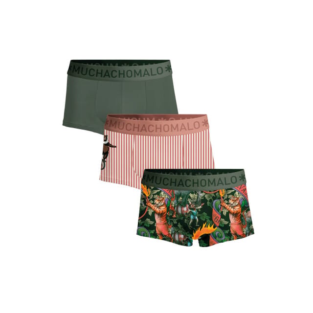 Muchachomalo Heren 3-pack trunks circus animals