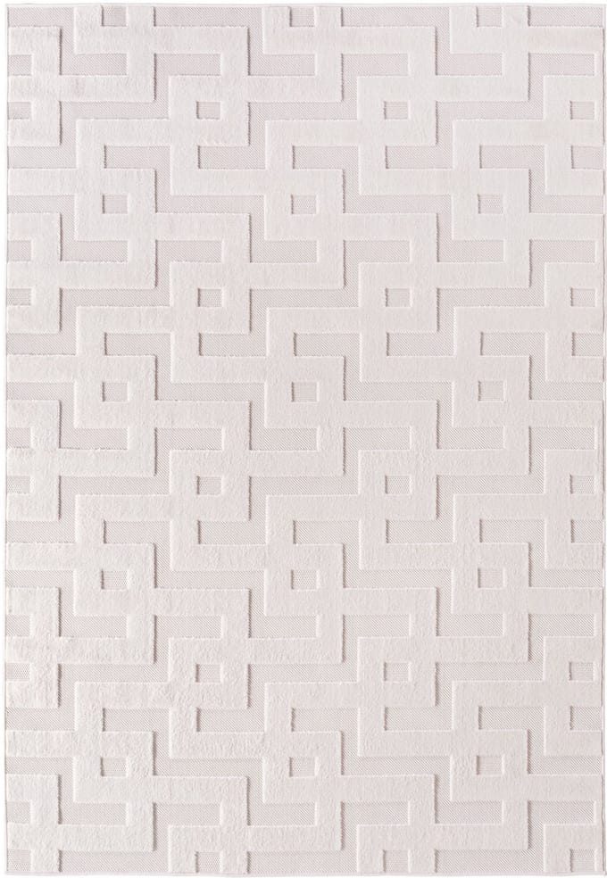 Laagpolig vloerkleed Doha (crème 1656) - 280x370 cm