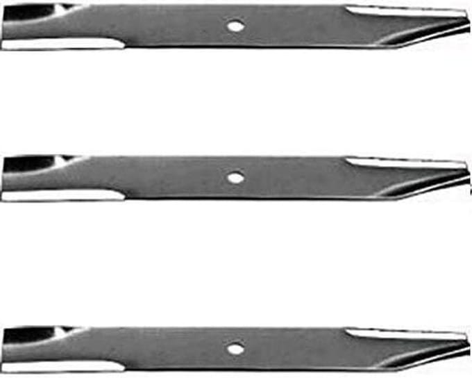 Maaier Bladen - Vervangbladen Grasmaaier - Gazon Onderhoud - Pack van 3 - 13-7/8" X 5/8" - Zilver