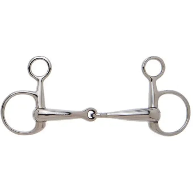 Mors baucher voor paard met dikke mondstuk Sefton