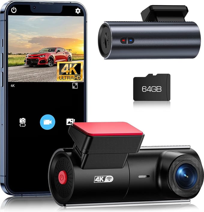 Dual Dashcam - Dashcam Voor en Achter - Auto Camera Dashcam - Dashcam Auto - Dual Dashcam voor Auto
