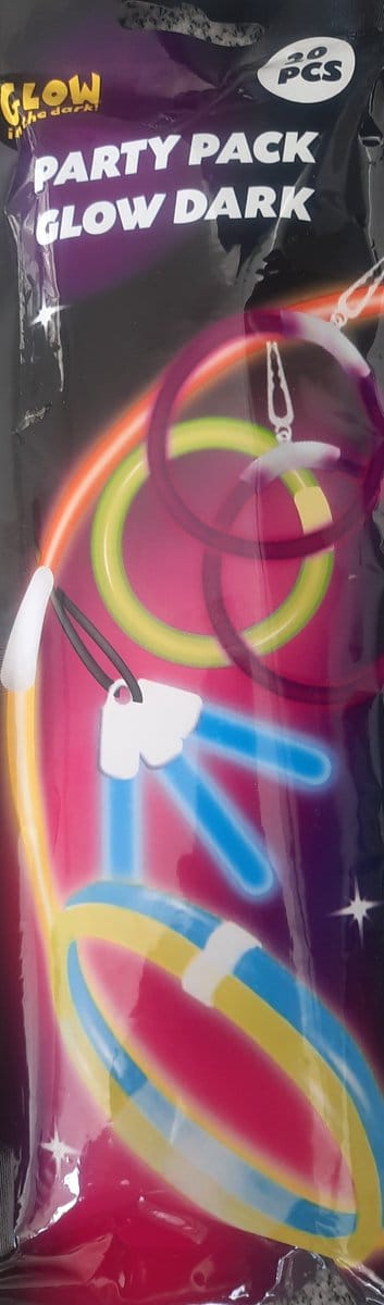 Glow in the Dark- Glowsticks - Partypack 8