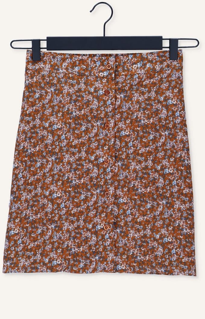 Ydence Skirt Leoni Dames - Korte rok - Bruin - Maat M