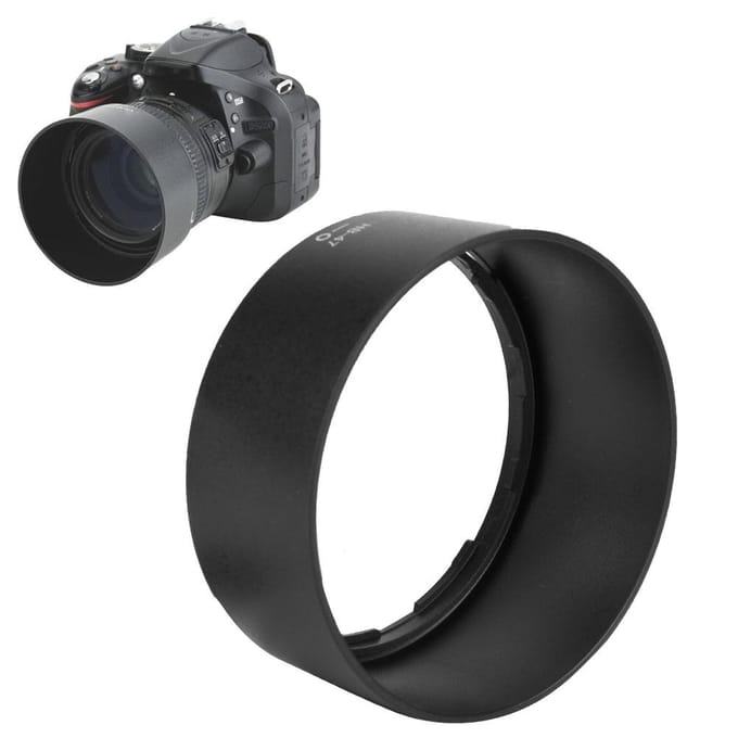 Pare-soleil de remplacement HB-47 ABS pour objectif Nikon AF S 50 mm f/1,4G black