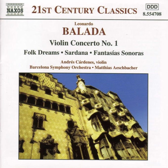 Andres Cardenes - Balada: Violin Concerto No. 1 (CD)
