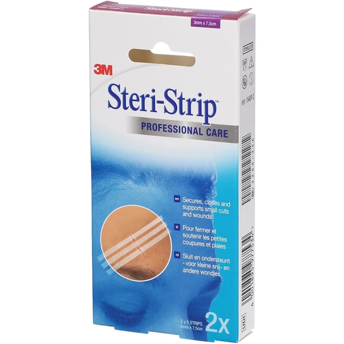 Steri-Strip Hechtstrip Ster 3x 75mm 2x 5 1540p-02
