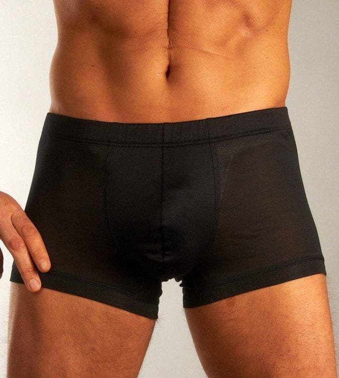 Hanro Cotton Sporty Korte short - Noir - 073503-0199 - S