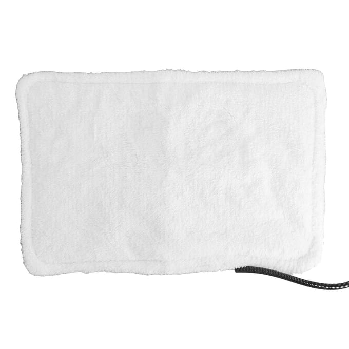Lit Chauffant pour Animaux de Compagnie 10W 5V Interface USB Coussin Chauffant Électrique Résistant aux Morsures pour Chiens Chats 75x55x2cm black