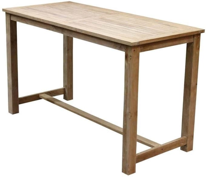 Bartafel 180x80xH105 cm teakhout
