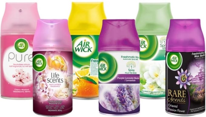 Air Wick Navullingen Assorti  6 Stuks