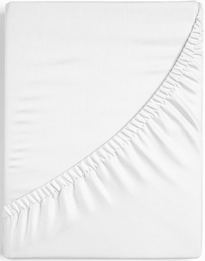 Egyptisch Percale Katoen - Topper Hoeslaken - Wit - 200 x 220 cm - Dreamers Den