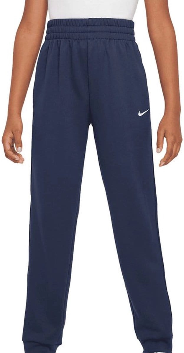 Nike multi big kids' knit pants in de kleur marine.