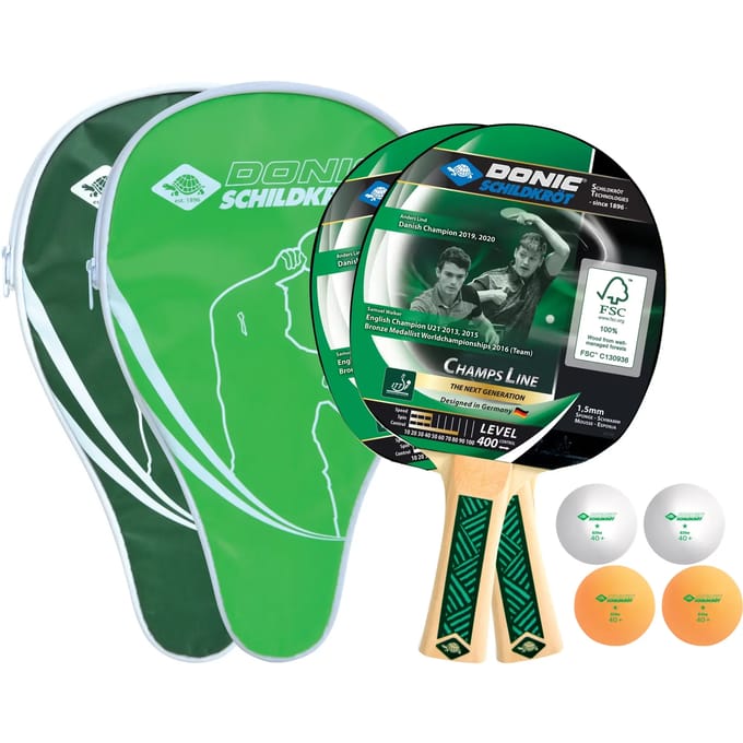 Donic Schildkröt Champs line - tafeltennis set - level 400