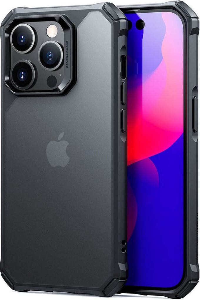 ESR Air Armor iPhone 14 Pro Max Hoesje Back Cover Zwart