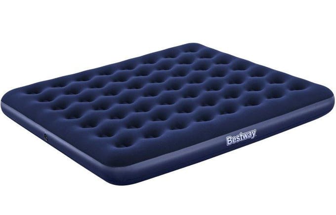 Bestway 67004 Luchtbed - Kingsize 2-Persoons - 203 x 183 x 22 cm - Velours