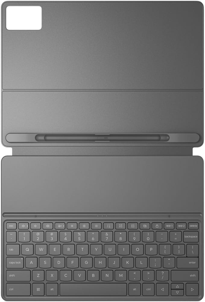Lenovo Folio toetsenbord voor Idea Tab Plus (Luna Grey) - QWERTY (VS Internationaal)