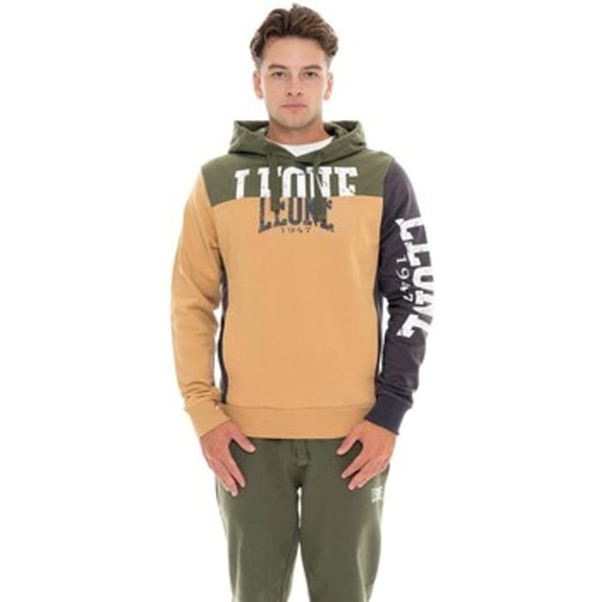 Capuchon sweaters Leone 1947 Man Hoody Color Block