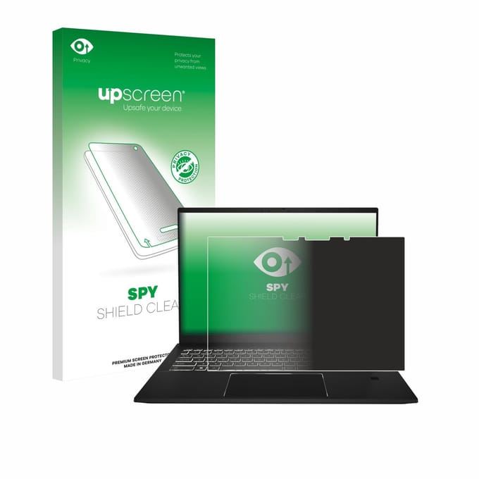 upscreen - privacy screenprotector voor MSI Summit A16 AI+ - Folie Beschermfolie Blauwlichtfilter