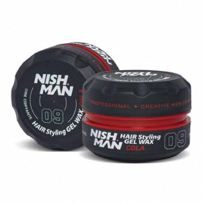 Nishman Cola Haarwax 150 ml - Haarstyling Wax voor Mannen - Barber Kwaliteit