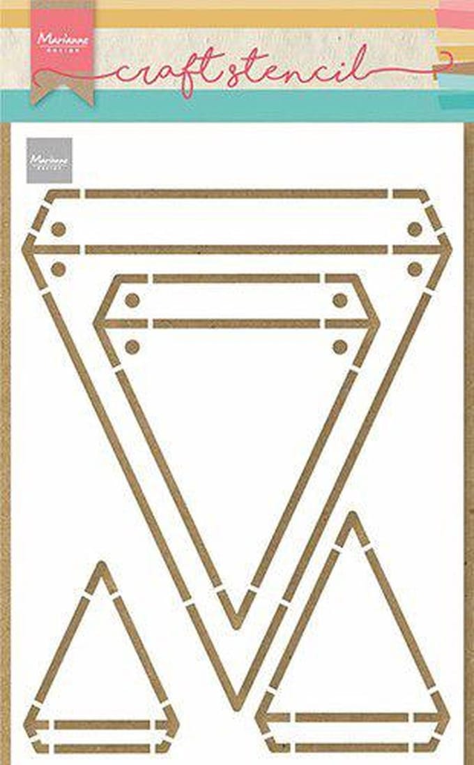 Marianne Design Craft stencil Vlag