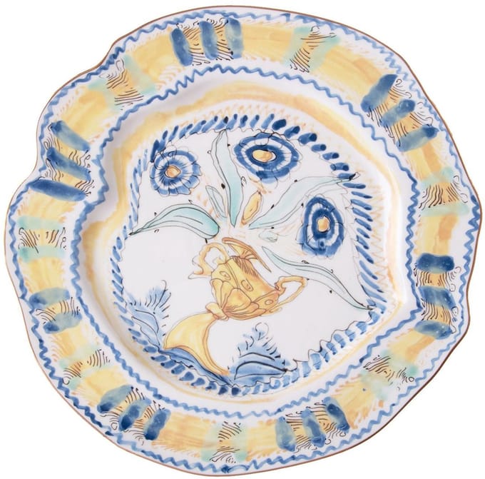 Seletti Classics On Acid Dinerbord Ø28 Spanish Yellow