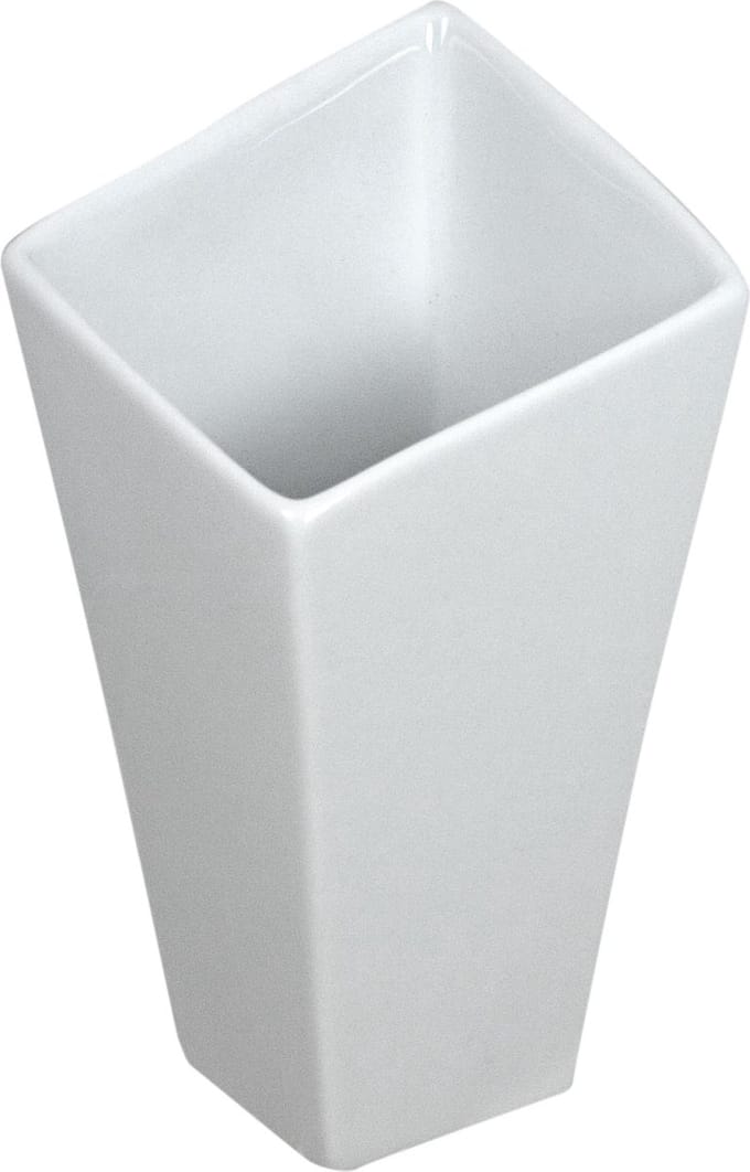 Cosy & Trendy Frietzak - Porselein - 16 cm - Wit