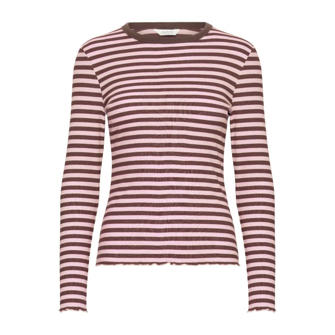 Dames-T-shirt met lange mouwen b.young Sinne Rib