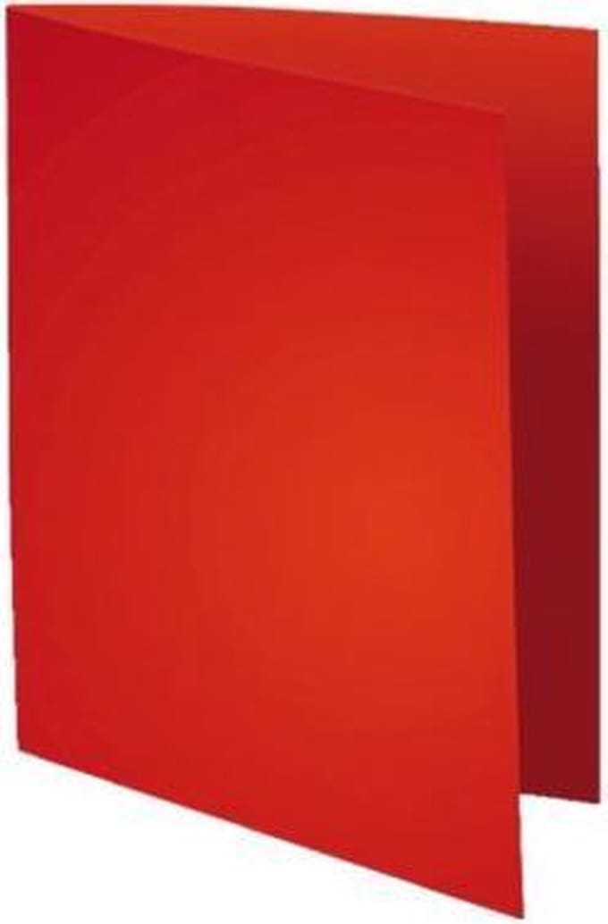 Vouwmap Exacompta Flash A4 80gr Rood