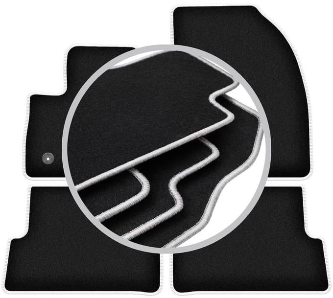 CARLUX-SILVER automatten voor: Ford Grand C-MAX minivan (2011-2015)
