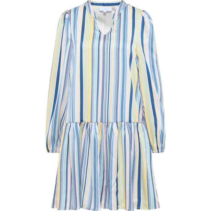 usha BLUE LABEL midi-jurk met strepen qisha