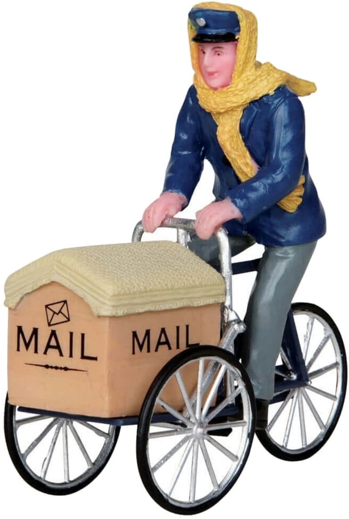 Lemax - Mail Delivery Cycle - Kersthuisjes & Kerstdorpen