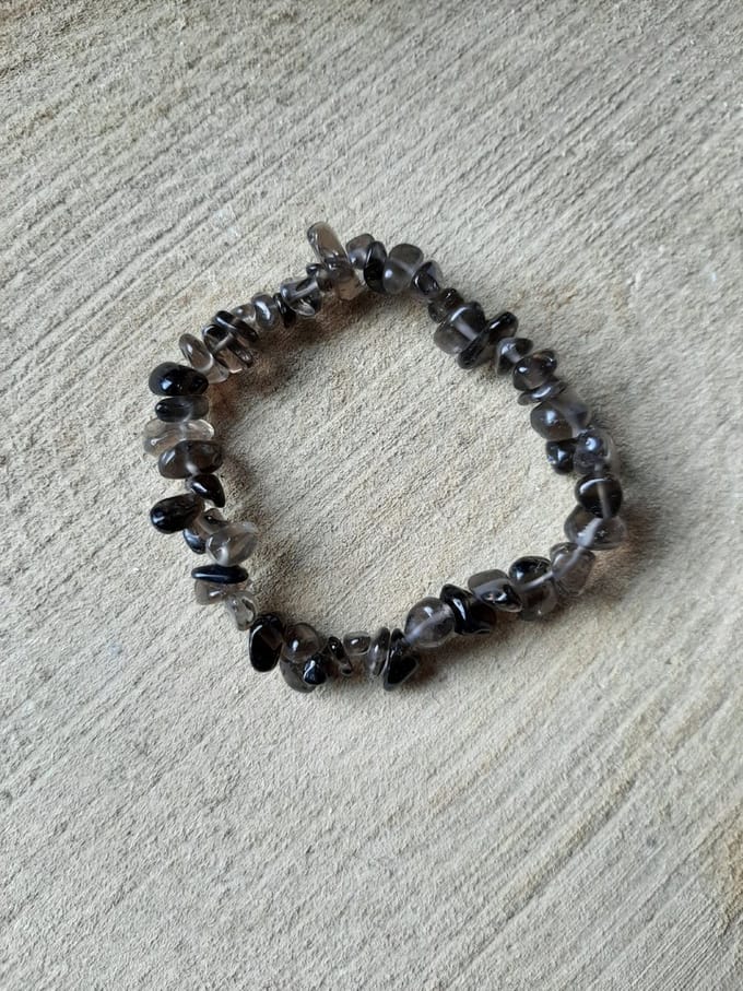Rookkwarts splitarmband