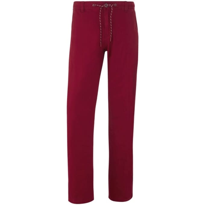 Jan Vanderstorm herren Comfortbroek - 30 - rood - Plus Size