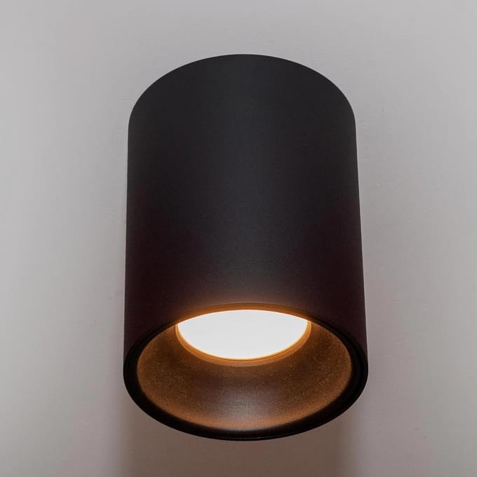 Cilindervormige plafondlamp aluminium GU10 8W 6000K - waterdicht
