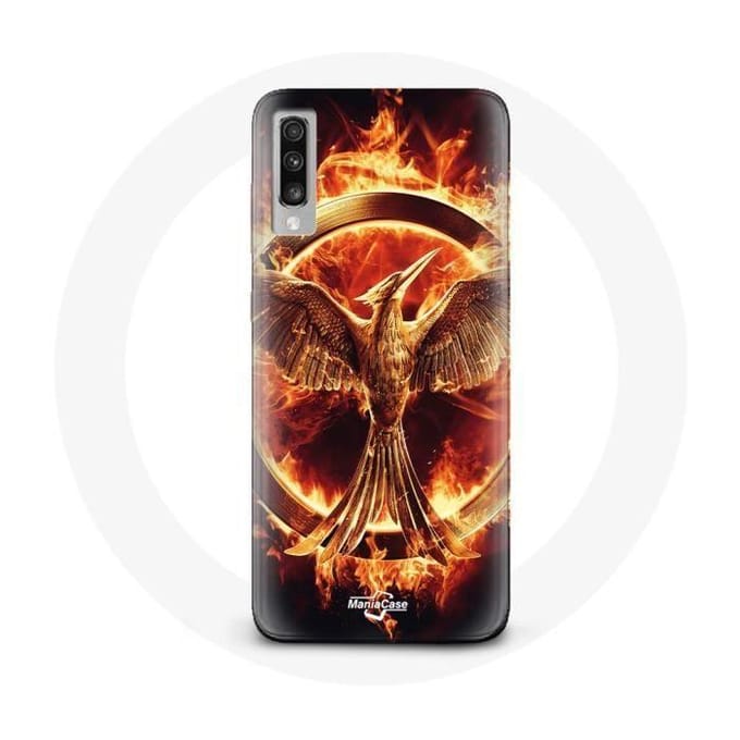 Samsung Galaxy A70 hoesje Hunger Games Movie-logo
