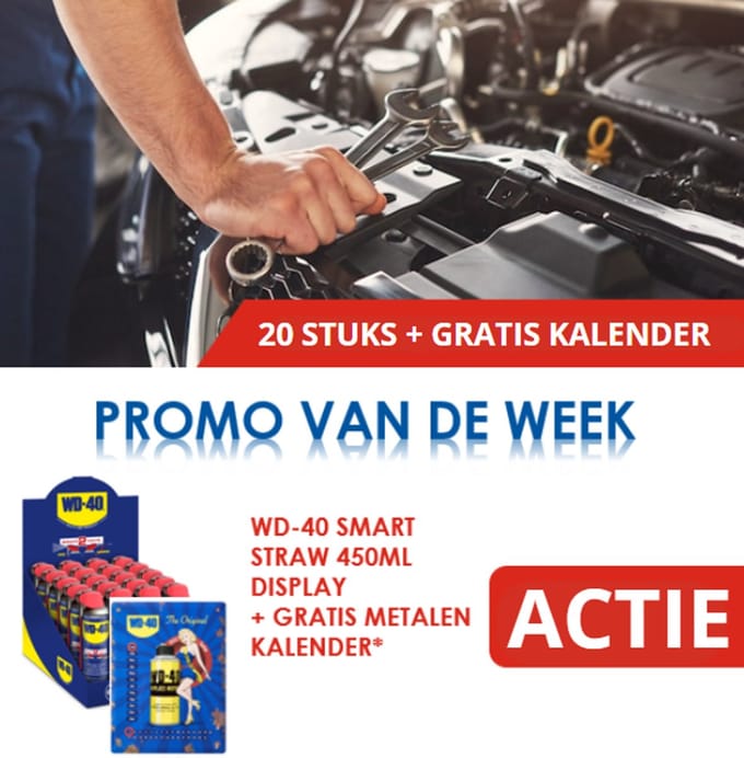 WD-40 SMART STRAW 450ML - DISPLAY 20 STUKS met Magneetbord