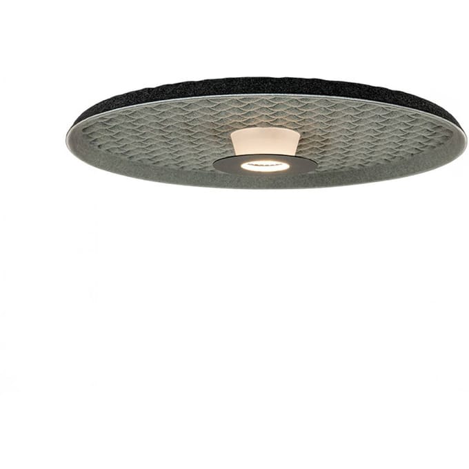 Zambelis LED plafondlamp 25177, grijs/zwart, Ø 45 cm, metaal
