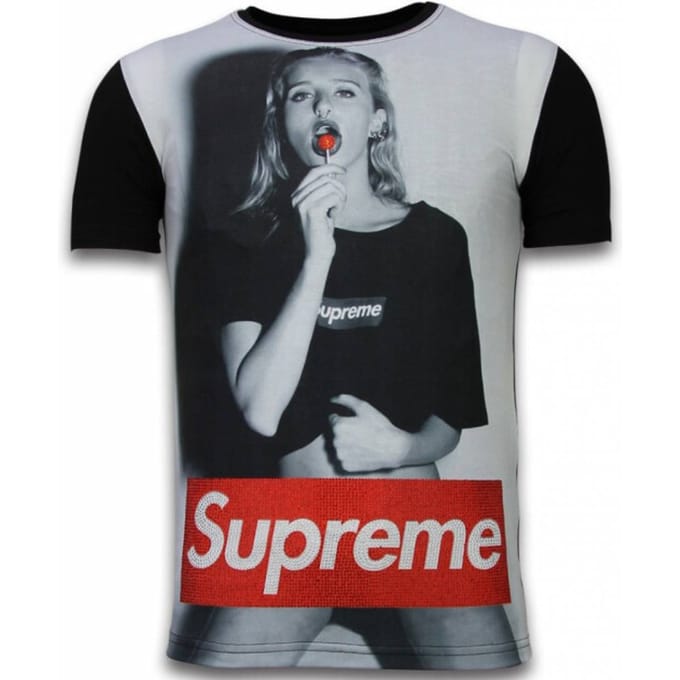 Tony Backer Lollipop digital rhinestone t-shirt