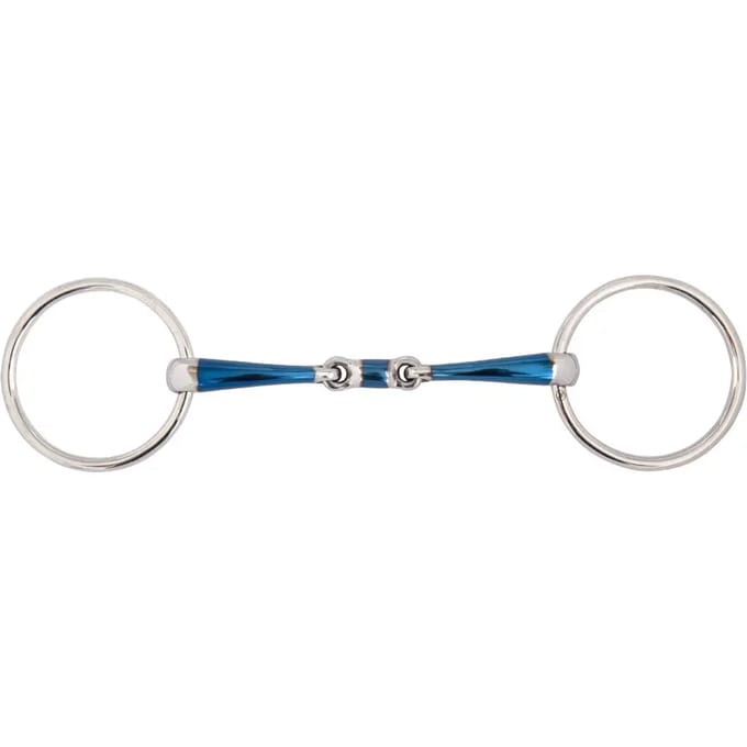 BR Watertrens Dubbel Gebroken Magic System, Sweet Iron 14 mm Blauw/Zilver - 11,5
