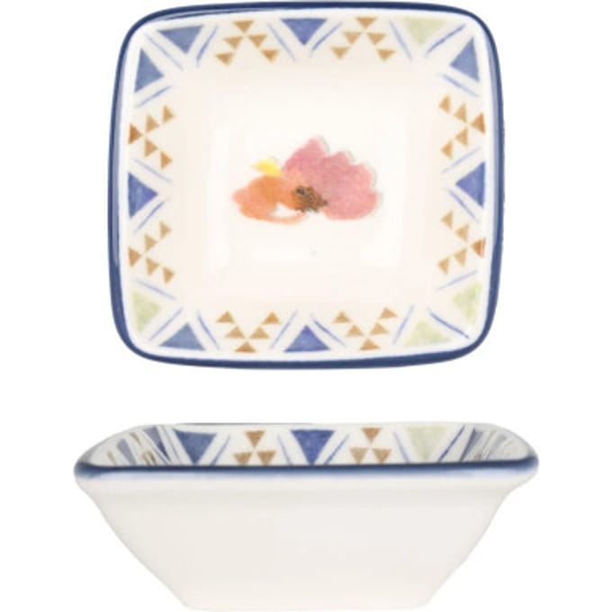 Bonna Serveerschaal - Spring - Porselein - 8x8.5 cm - set van 2