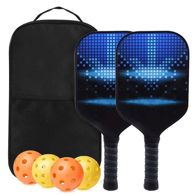Carbon Fiber Aramide Pickleball Paddles PP Honingraat UV Bedrukt Racket Set