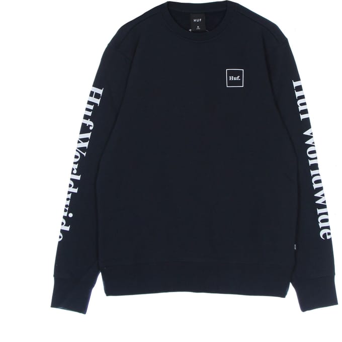 Essentials Domestic Crew herensweatshirt met ronde hals, marineblauwe blazer