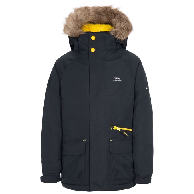 Trespass Kinderen/Kinderen opgetogen Parka (Zwart)