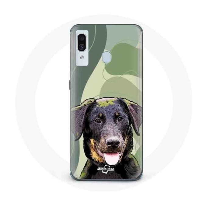 Coque - Beauceron - Samsung Galaxy A20 - Noir - Rigide - Protection noir