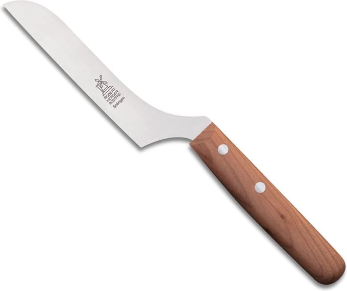 Robert Herder Kaas- & Salamimes – Meisterstück – RVS – Lemmet 104 mm – Heft Kersenhout