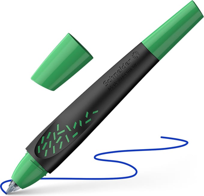 Scheider rollerball - Breeze - penpunt M – zwart/groen - S-188804