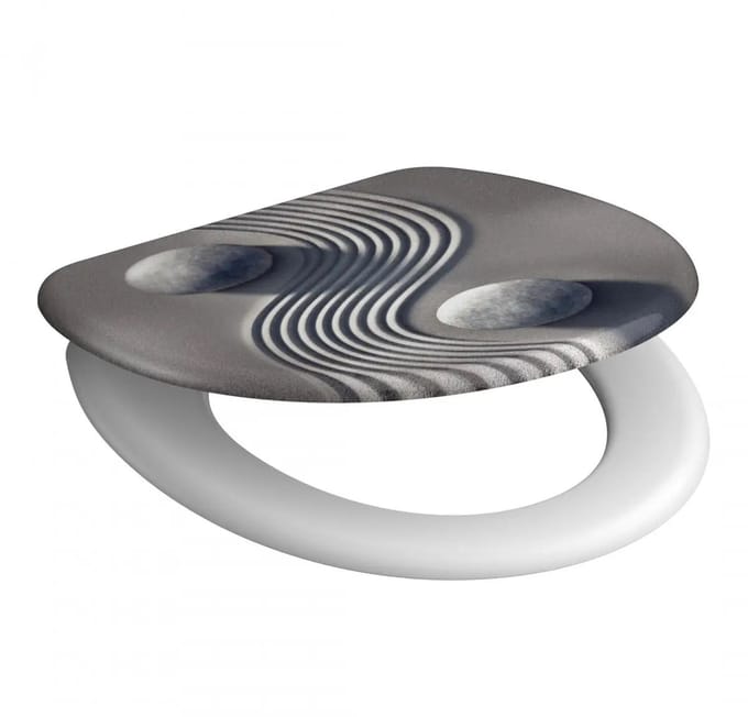 SCHÜTTE Duroplast WC-Bril YIN&YANG met Softclose–duurzaam en hygiënisch