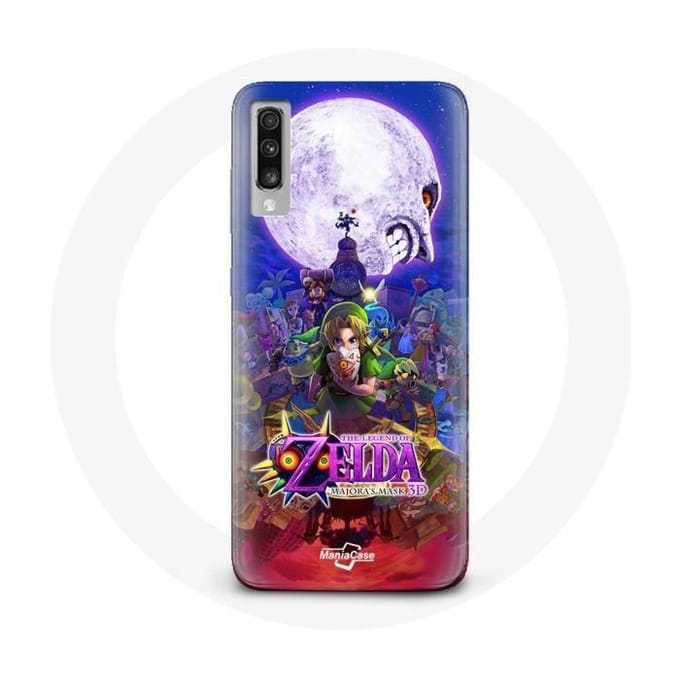 Coque Samsung Galaxy A70 La légende du Masque de Majora Zelda Jeux Vidéo