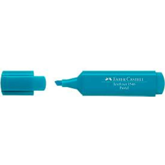 Markeerstift van FABER-CASTELL, turquoise, 10 stuks